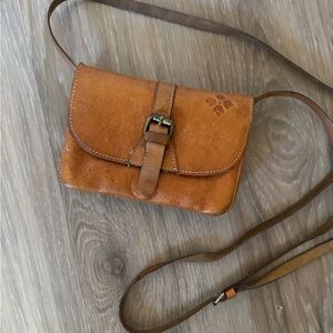Patricia Nash Brown Leather Crossbody Bag